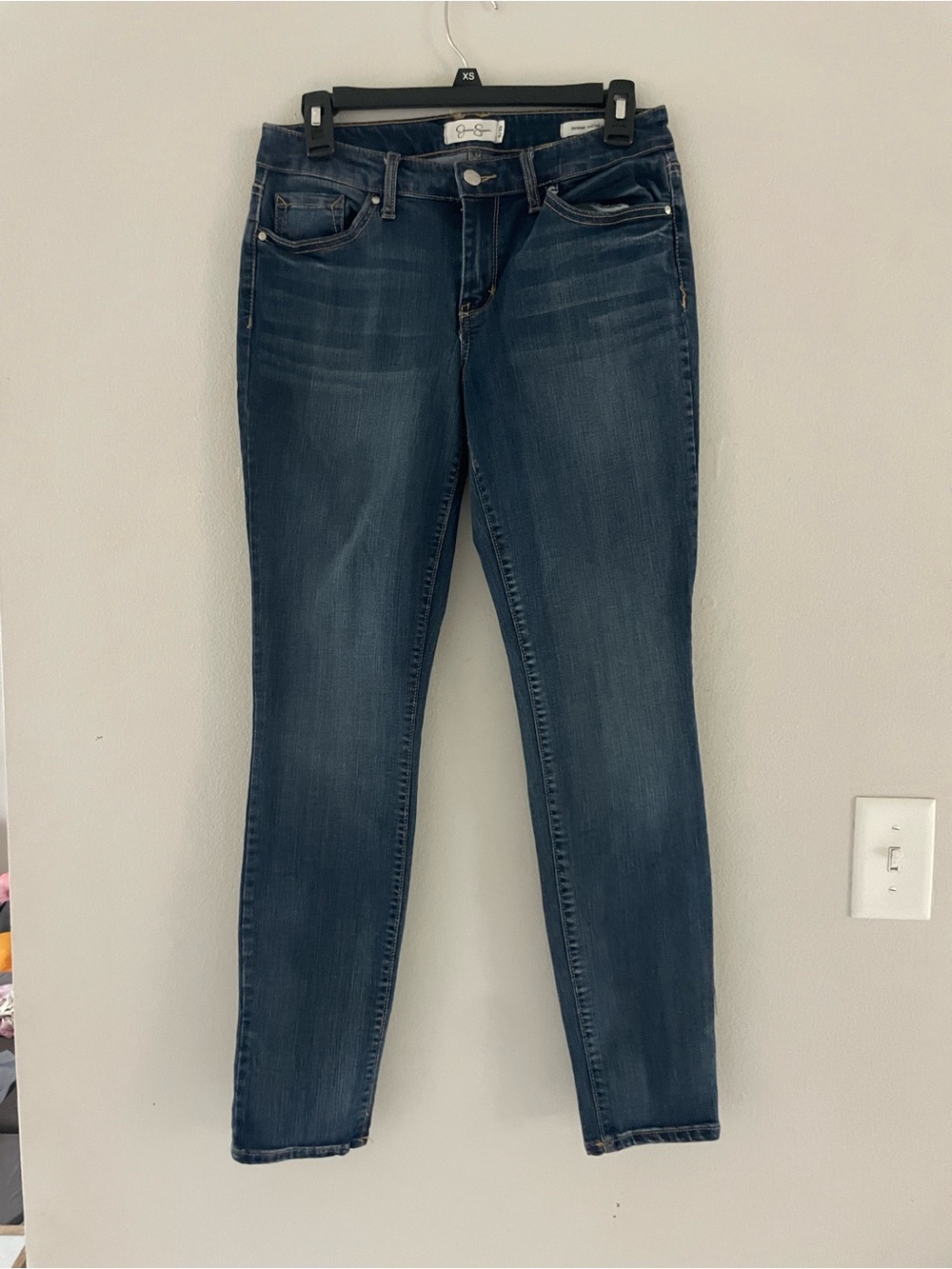 Jessica Simpson Dark Wash Forever Rolled Ankle Jeans